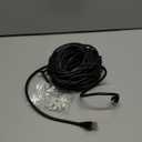 Adoreen Cat 6 Ethernet Cable 150 Ft-Black, Outdoor & Indoor Snagless Long Round RJ45 Network Cable, POE, Soft Flexible Gbps Internet LAN Computer Patch Cord for Router Modem Switch Fast Gaming+ Ties