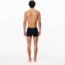Lacoste mens Cotton Stretch Tricolor Waistband Trunks, 3-pack (Black, M)