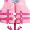Gogokids Toddler Swim Vest, Kids Floaties Boys & Girls Buoyancy Jacket for Pool & Beach, Fits 2-8 Years / 22-60 lbs