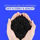 HDPE Sheet 1/2"x 12"x 24" Black Plastic Board