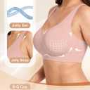 Soft Intention Jelly Wireless Bra Seamless Push Up Full Coverage Supportive Everyday Sport T-Shirt Bra Regular & Plus Size 6XL