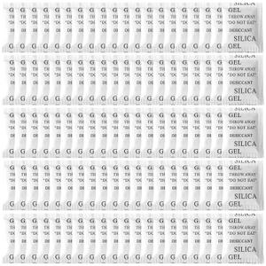 100PCS 5 Gram Premium Silica Gel Packets, Desiccant Packs for Storage, Moisture Absorbers, Humidity Dry Bags, Rechargeable Transparent Silicone Dessicants Dehumidifier for Electronics, Shoes, Jewelry