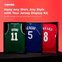 Jersey Frame Display Case Sports Jersey Display Frame with 98% UV Protection for Football, Baseball, Basketball, Hockey, Soccer, Uniform & T-Shirt