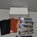 Gaoye Professional Reading Glasses for All Day - Computer Readers with Blue Light Protection - Value Pack +3.0