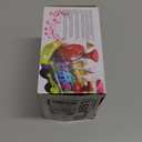 Kizeefun Light Up Train Toy for Toddlers: Transparent Gear Car Toy for Kids with Cool Light and Music Educational Crawling Toys for Baby Boys and Girls