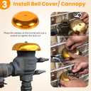 For Febco 765 3/4 Repair kit, 765 3/4in & 1/2in Model, 905-211 Bonnet Poppet Repair Kit & 905-051 Check Valve Assembly Kit & Canopy for FEBCO 765 1/2" and 3/4" Backflow Preventer & Vacuum Breaker
