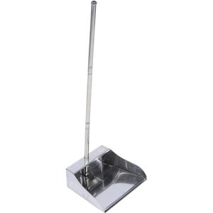DOITOOL Stainless Steel Upright Dustpan Garbage Dustpan Standing Dustpans for Indoor Outdoor Home and Yard