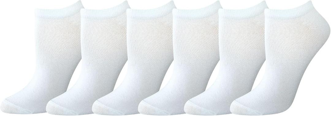 Amazon Essentials Women's Casual Low-Cut Ankle Socks, Lightweight, 6 Pairs