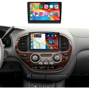 for Toyota Sequoia 2005-2007 Radio, Built-in DSP EQ Android 13 Car Stereo with Wireless Carplay Android Auto,5.0 Bluetooth, 9inch HD IPS Touch Screen, GPS, FM/RDS WiFi AHD Backup Camera