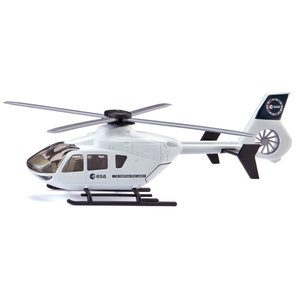 ESA Lifting helicopter, Toy helicopter for children, 1:55, Metal/plastic, White, Mobile rotors