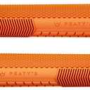 Peaty's Monarch Bicycle Grips - Durable, Ergonomic Finger Bar, Thumb Pad, All Day Riding, All Weather, All Terrain (Mango)