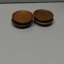 SKYBD Wooden Storage Lids for Ball/Mason/Kerr Jars, Food Grade Material, Reusable canning lids with Silicone Seal, 100% Fit & Airtight for Jars (12PCS-Wide)