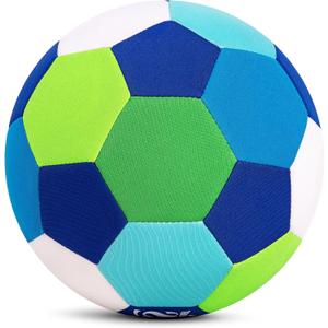 Indoor Soccer Ball Size 4 – Soft, Safe & Silent Inside Home Sport Toy Ball for Indoor and Yard Play – Colorful Birthday, Soccer Gift for Toddlers, Kids, Boys & Girls Ages 3-5, 5-8, 8-12
