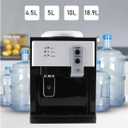 Top Loading Water Cooler Water Dispenser Countertop Water Cooler Dispenser- Hot Cold and Room Temperature Water, Holds 1.2 to 5 Gallon Bottles for Home/Office/Dormitory Use