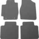 IKON MOTORSPORTS, Floor Mat Compatible with 2002-2006 Toyota Camry, Factory Fitment Gray/Grey Nylon Front Rear Car Floor Mats Liner Carpets Replacement 4PCS, 2003 2004 2005