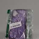 FABSPARK Case for iPhone 16 Plus,Crystal Diamond Rhinestone Shiny Bling Sparkly Glitter,Glossy Luxury Electroplated Curly Wavy Frame Wave Case,Aesthetic Cute for iPhone 16 Plus,Purple