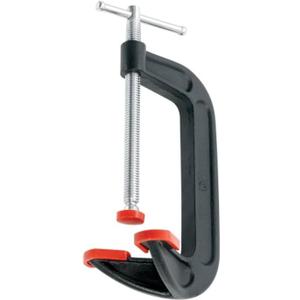 BESSEY DHCC-6, 6 In. Double Headed C-Clamp, red/black