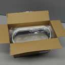 LALASTAR Desktop Trash Can with Lid, Mini Trash Can for Desk, Small Office Countertop Garbage Can, Mountable Tiny Wastebasket for RV, Dorm, Freezer, Laundry and More (Blue)