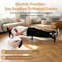 Electric Traction Machine for Neck and Back, Spinal Cervical Decompression Traction Bed for Spine Stretching, Lumbar Traction Decompression Table for Tension Relief & Body Aches Pains