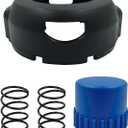 4Pcs KLS 124-03 Trimmer Replacement Cover Cap Compatible with Kobalt 24-Volt Max KST 2224B-03 KST 2024A-03 KST 4024A-03 KST 1124B-03 String Trimmer,with Replacement Part Bump Knob & Spring