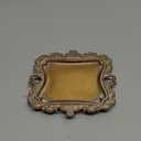 Funly mee Small Antique Trinket Dish Vintage Gold Jewelry Tray, Ring Holder
