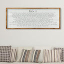 ZZJJHYWGQ Catholic Wall Decor Psalm 91 Bible Verse Wall Art 32"×12" Scripture Print Sign for Home Prayer Room Family Christian Inspirational Quotes Wood Framed Religious Wall Hanging (Black)