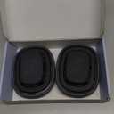 Laselan Upgraded Silicone Ear Cushions for AirPods Max Headphones 2024, Protein Leather Covered Ear Pads with Silicone & Memory Foam and Magnet (Midnight)