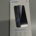 SYNCWIRE Privacy Screen Protector for iPhone 15 6.1''[2-Pack], Unbreakable True 28 Anti Spy Tempered Glass Saver Black [Easy Installation Frame] [9H Hardness] [Bubble Free] [Sensitive Touch]