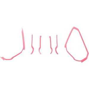 Voodonala Center Console Grab Handle Trim Cover Compatible with Ford Bronco Accessories 2021 2022 2023 2024, Pink