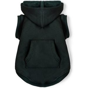 Koneseve Dog Hoodie Fleece Dog Clothes Warm Sweater with Hat for Medium Large Dogs Cat Hooded Shirt Kitten Pet Basic Sweatshirt with Pocket Doggie Soft Winter Coat Apparel (Green; 5XL)