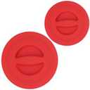 2 Pack Silicone Replacement Lids, Respectively Fits Pyrex Tempered Glass Liquid Measuring Cups, Reusable & Food-grade Silicone, Dishwasher & Microwave Safe