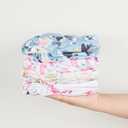 HappyFlute 9 Sets Newborn Baby Cloth Pocket Diapers Adjustable Reusable for Baby Boys and Girls(6-33 pounds,0-3 Years),One Wet Bag+4Diapers and 4Inserts (AD08)