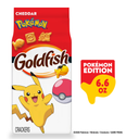 6pcs Goldfish Pokémon Cheddar Cheese Crackers, 6.6 oz Bag (BBD:

08/23/2026

)