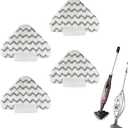 4 Pack Steaming Mop Replacement Pads Triangle for Shark Lift-Away Genius S3973 S3973D S5003D S6001 S6002 3973WM S5002 Steam Pocket Mop Series
