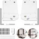 Happybuy Murphy Mounting Wall Springs Mechanism Heavy Duty Support Hardware DIY Kit for King Queen Bed (Vertical), White