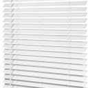 LazBlinds 2-inch Cordless Faux Wood Blinds with Royal Valance, Room Darkening Horizontal Window Blinds, Inside Mount Blinds for Windows - Fit for Window 23" W x 36" H - White