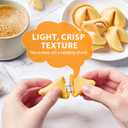 Soeos Fortune Cookies, Approx 96 Count, Vanilla Flavor, Fortune Cookies Individually Wrapped Bulk, Individually Packed Crisp Cookies with Fun, Traditional Chinese New Year Fortune Cookie