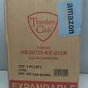 Travelers Club Chicago Hardside Expandable Spinner Luggage, Charcoal, 20" Carry-On