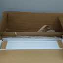 aboxoo Ladder Shelf 2 PCS White Bookshelf 5-Tier Wooden Open Shelf Wall-Mounted Wood Rack Industrial Modern Plant Flower Stand Utility Organizer Bookcase Metal Frame Furniture Office Kitchen Bedroom