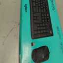 Logitech MK295 Wireless Mouse & Keyboard Combo with SilentTouch Technology, Full Numpad, Advanced Optical Tracking, Lag-Free Wireless, 90% Less Noise - Graphite (Black)