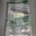 ANZNKU 100 PCS Resealable Mylar Bags with Frosted Clear Window Bags Packaging Bag Foil Pouch Zipper Bag for Food Self Sealing Storage Supplies (7.08x10.24, White)