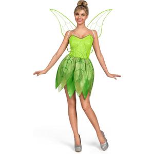 Spooktacular Creations Women Green Fairy Fairytale Dress with Fairy Wings Costume Set for Adult Halloween Costume (Small)