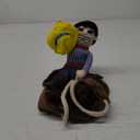 NACOCO Cowboy Rider Dog Costume for Dogs Clothes Knight Style with Doll and Hat for Halloween Day Pet Costume (S)