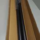 ALLZONE Tension Curtain Rods for Windows 66 to 120 Inches, Black Curtain Rods No Drilling, Heavy Duty Extra Long Tension Rod for Curtains, Outdoor Curtains Rod for Patio, Bedroom