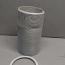 BEWAVE Portable Air Conditioner Hose, Portable Exhaust Vent Hose with 5.9 Inch Diameter, Universal Replacement AC Vent Hose Length up to 59"
