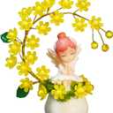 Angel for Desk Decor, Office Cubicle Bookshelf Pink Decor, Farewell Gifts for Coworkers, can be Used for Office Desk Decoration, Birthday Gift for Lady, Ideal to give to Children, Friends, Teachers