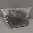 ZAFUL Women's Ribbed Underwire Bikini Set High Cut Colorblock V Notch Swimwear Printed High Leg Swimsuit (Black) S