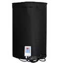 30Gal Drum Heater,Drum Heating Blanket,202 Adjustable Oil Bucket Warmer,Gas Cylinder Warmer Oxford Cloth,Insulated Pail Heater with Thermostat and GFCI Plug