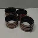 Supply Giant 37622CS No-Hub Coupling Heavy Duty Colored Shield, 4 inch, Red, Pack of 4