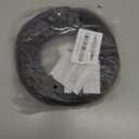 Black Rubber Weather Stripping Door Seal Strip, D Shape Door Weather Seal Strip, Self-Adhesive Soundproofing Frame Insulation Tape for Doors Frame/Window Seal,Blocks Cold Drafts Noise (23 Feet)